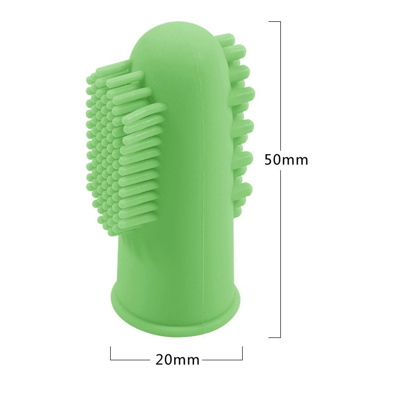 Pet Finger Toothbrush Dogs And Cats Oral Cleaning Tools