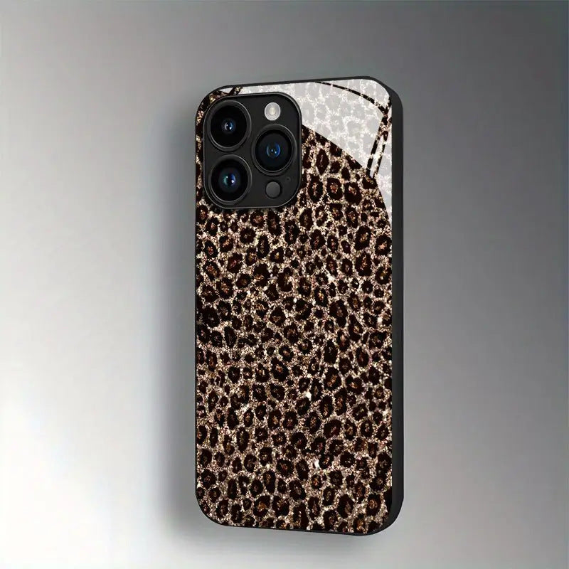 Personalized Black Leopard-print Phone Case For IPhones