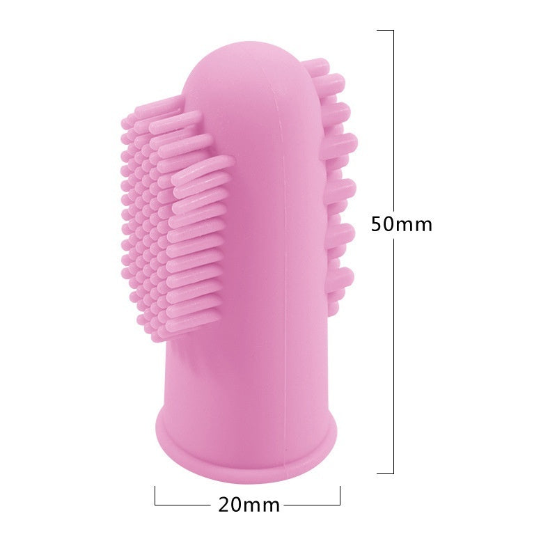 Pet Finger Toothbrush Dogs And Cats Oral Cleaning Tools