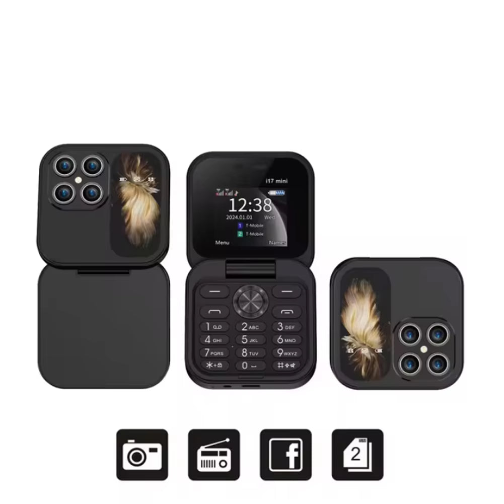 Folding Screen Dual Card Dual Standby 2G Mobile Phone