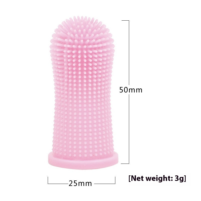 Pet Finger Toothbrush Dogs And Cats Oral Cleaning Tools